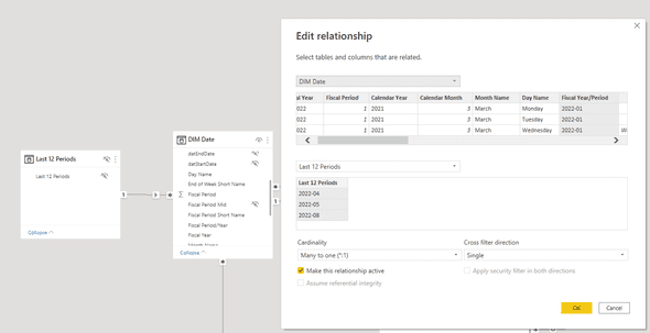 Join between new DAX Table and Date table